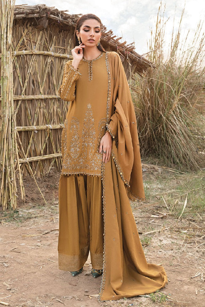 Embroidered Luxury Lawn Unstitched 3Pc | 1044