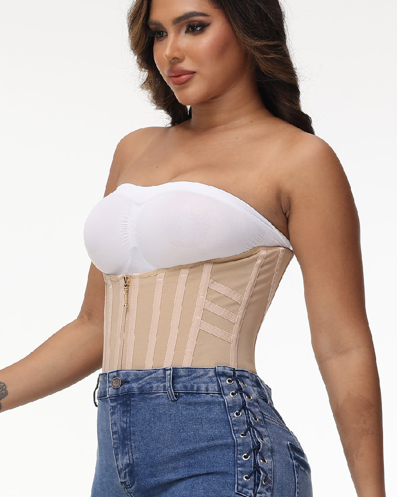 Curved Boned Waist Trainer High Compression Tiny Waist Corset