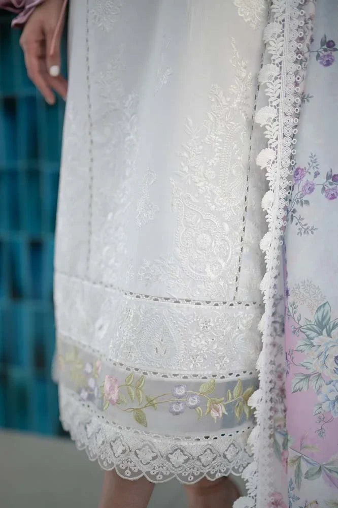 Embroidered Luxury Lawn Unstitched 3Pc | 1031