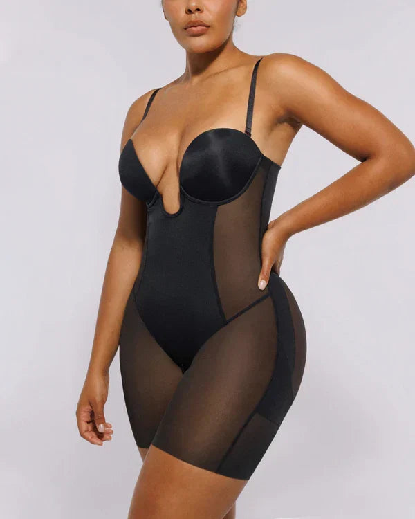 MeshSmooth-Deep Plunge Bodysuit