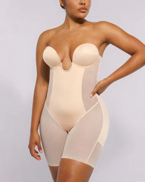 MeshSmooth-Deep Plunge Bodysuit