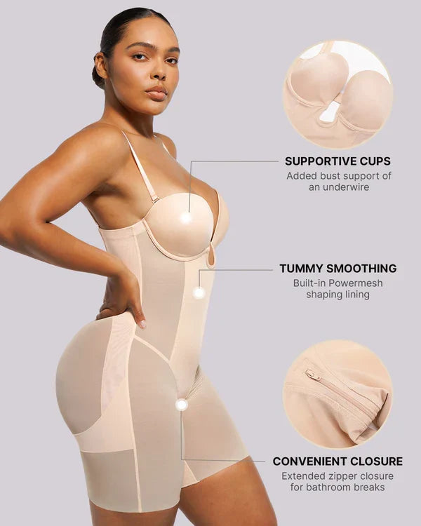 MeshSmooth-Deep Plunge Bodysuit