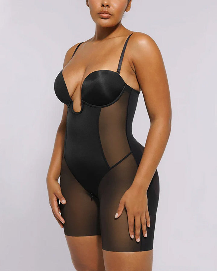 MeshSmooth-Deep Plunge Bodysuit