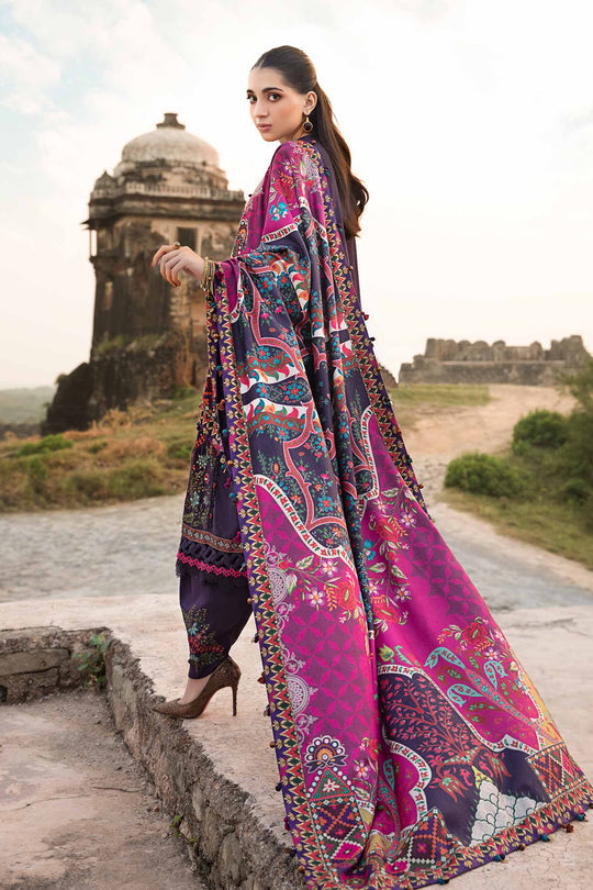 Embroidered Luxury Lawn Unstitched 3Pc | 1049