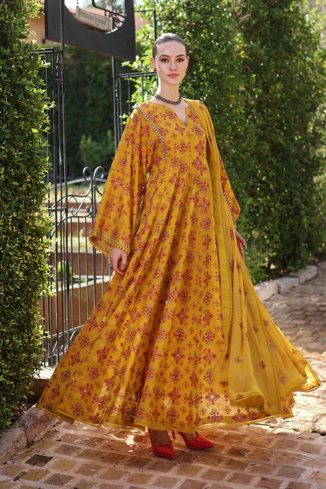Embroidered Luxury Lawn Unstitched 3Pc | 5021
