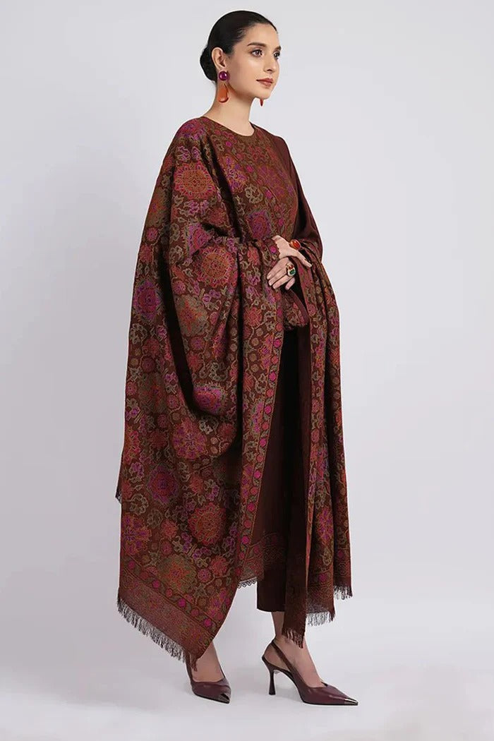 MFLN-1007 3PC DHANAK EMBROIDERED SUIT-PK-5746