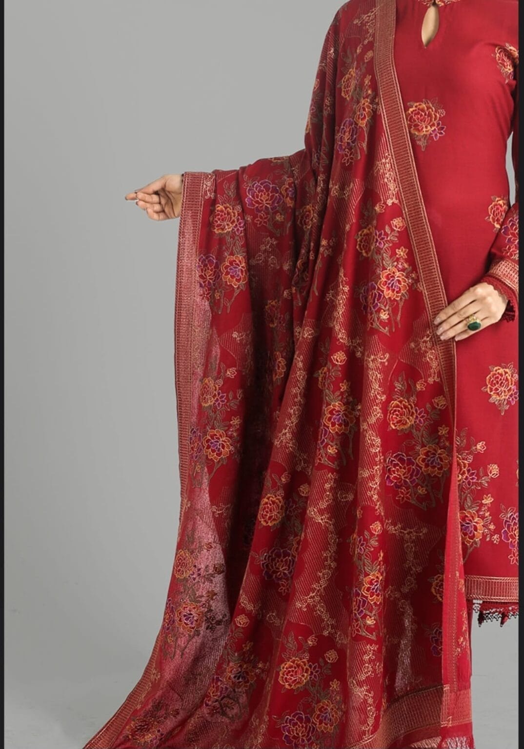 Bareeze Shawls Suit Mk – 19