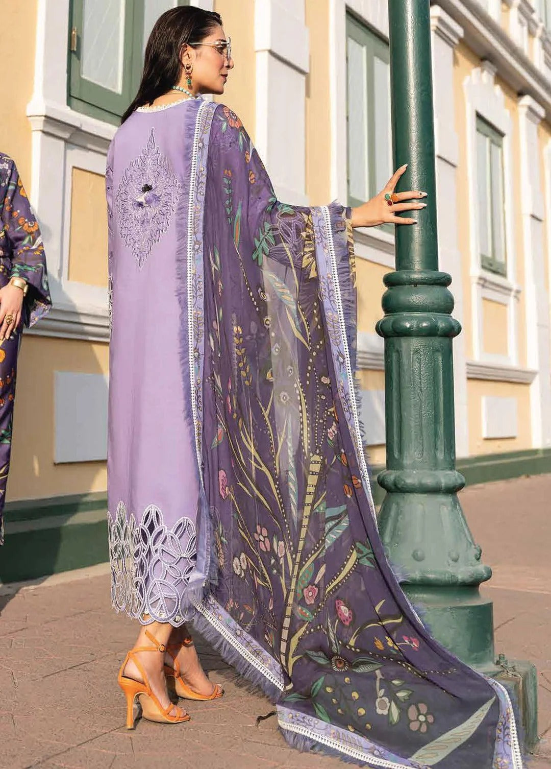 Lawana by Mushq Embroidered Lawn Suits Unstitched 3 Piece MQ23L MSL-23-09 Ariya - Spring / Summer Collection