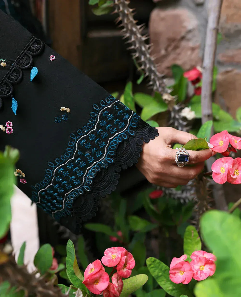 MFLN-1059 3PC DHANAK EMBROIDERED SUIT-PK-5746